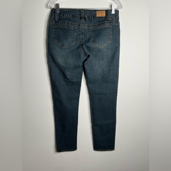 Women's Straight Hydraulics Jeans Size 9/10 Stretch 32X29 Medium Wash - Picture 2 of 9